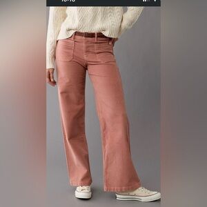 American Eagle Outfitters Pink Boot Cut Pants